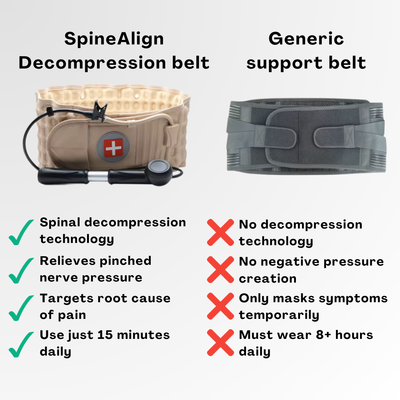 SpineAlign Decompression Back Relief Belt