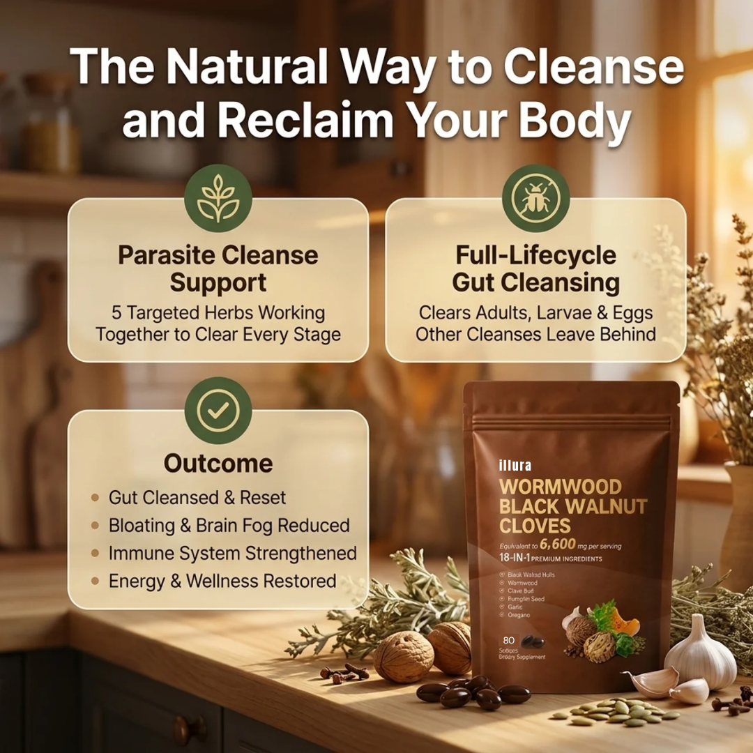 Wormwood Black Walnut Clove Softgels